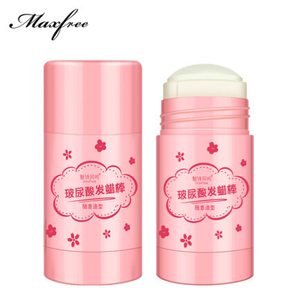 Own Brand 40g Hyaluronic Acid Hair Styling Wax Stick for Women Natural Look Smooth Edge Control Cream Moisturizing Waterproof