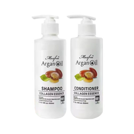 Manufacturer Wholesale Argan Oil Shampoo and Conditioner Treatment Moisturizing Hair Set for Deep Cleansing Silky Smooth Hair