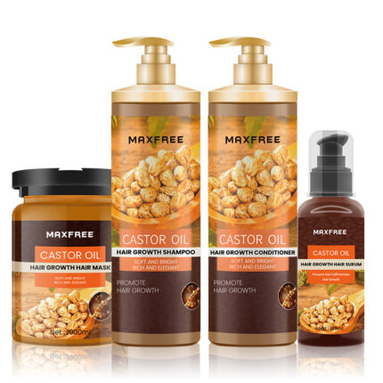 Wholesale Dandruff Hair Care Set Nourishing Moisturizing Treatment Care Set Hair Products Repair Damaged Hair Castor Oil